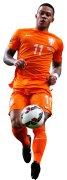 Memphis Depay football render