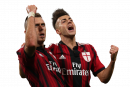 Jeremy Menez & Stephan El Shaarawy football render