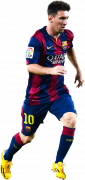 Lionel Messi football render