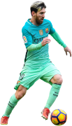 Lionel Messi football render