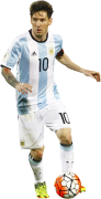 Lionel Messi football render