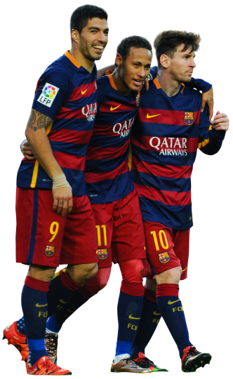 Luis Suarez, Neymar & Lionel Messi