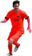 Lionel Messi football render