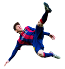 Lionel Messi football render