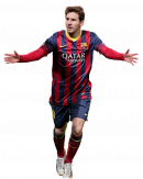 Lionel Messi football render