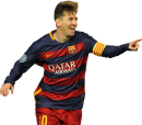 Lionel Messi football render