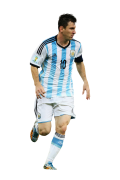 Lionel Messi football render