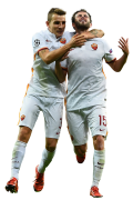 Lucas Digne & Miralem Pjanic football render