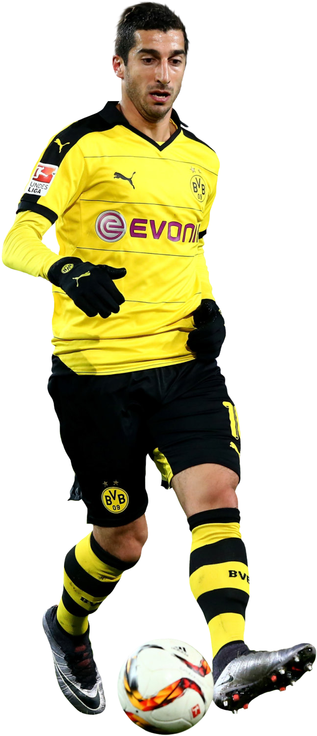 Henrikh Mkhitaryan football render - FootyRenders