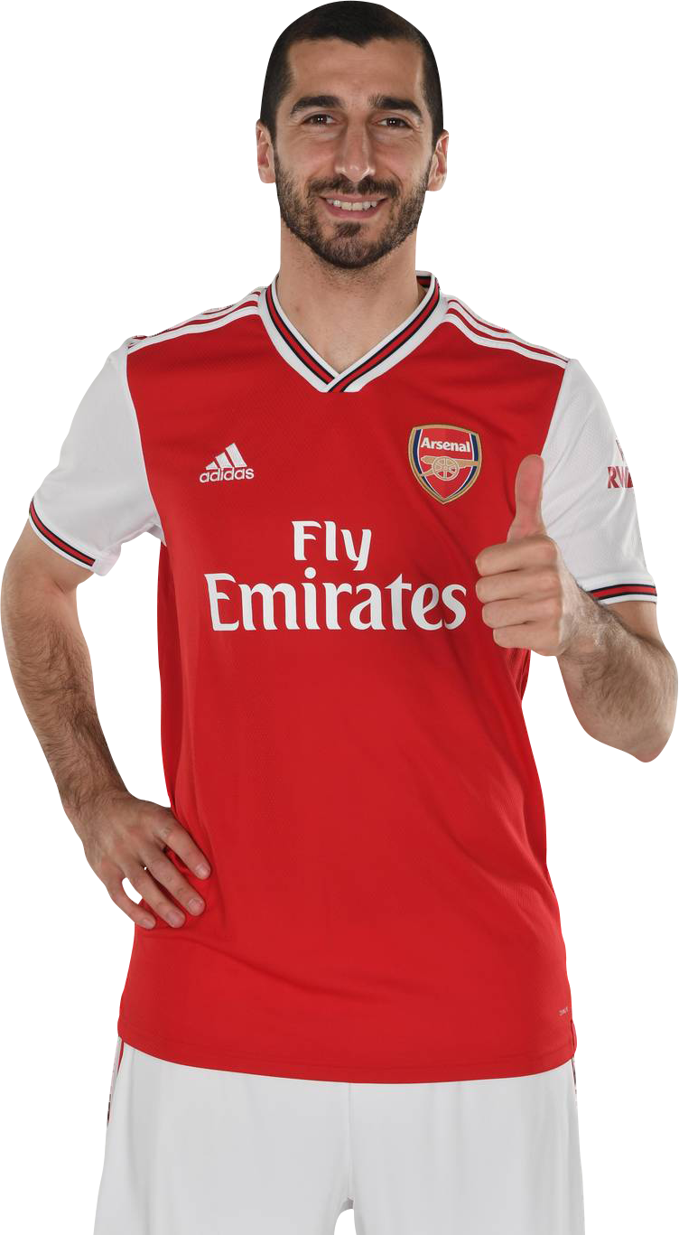 Henrikh Mkhitaryan Arsenal football render - FootyRenders