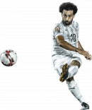 Mohamed Salah football render