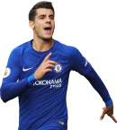 Alvaro Morata football render