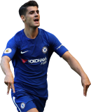 Alvaro Morata football render