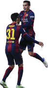 Munir El Haddadi & Pedro Rodriguez football render