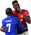 N’Golo Kanté & Paul Pogba football render