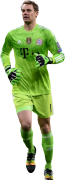 Manuel Neuer football render