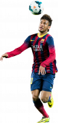 Neymar football render