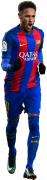 Neymar football render