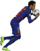 Neymar football render