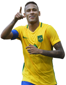 Neymar football render