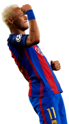 Neymar football render