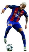 Neymar football render