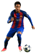 Neymar football render