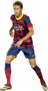 Neymar football render