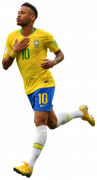 Neymar football render