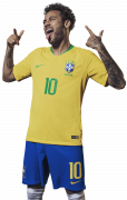 Neymar football render