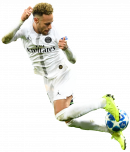 Neymar football render