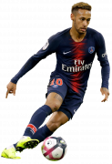 Neymar football render