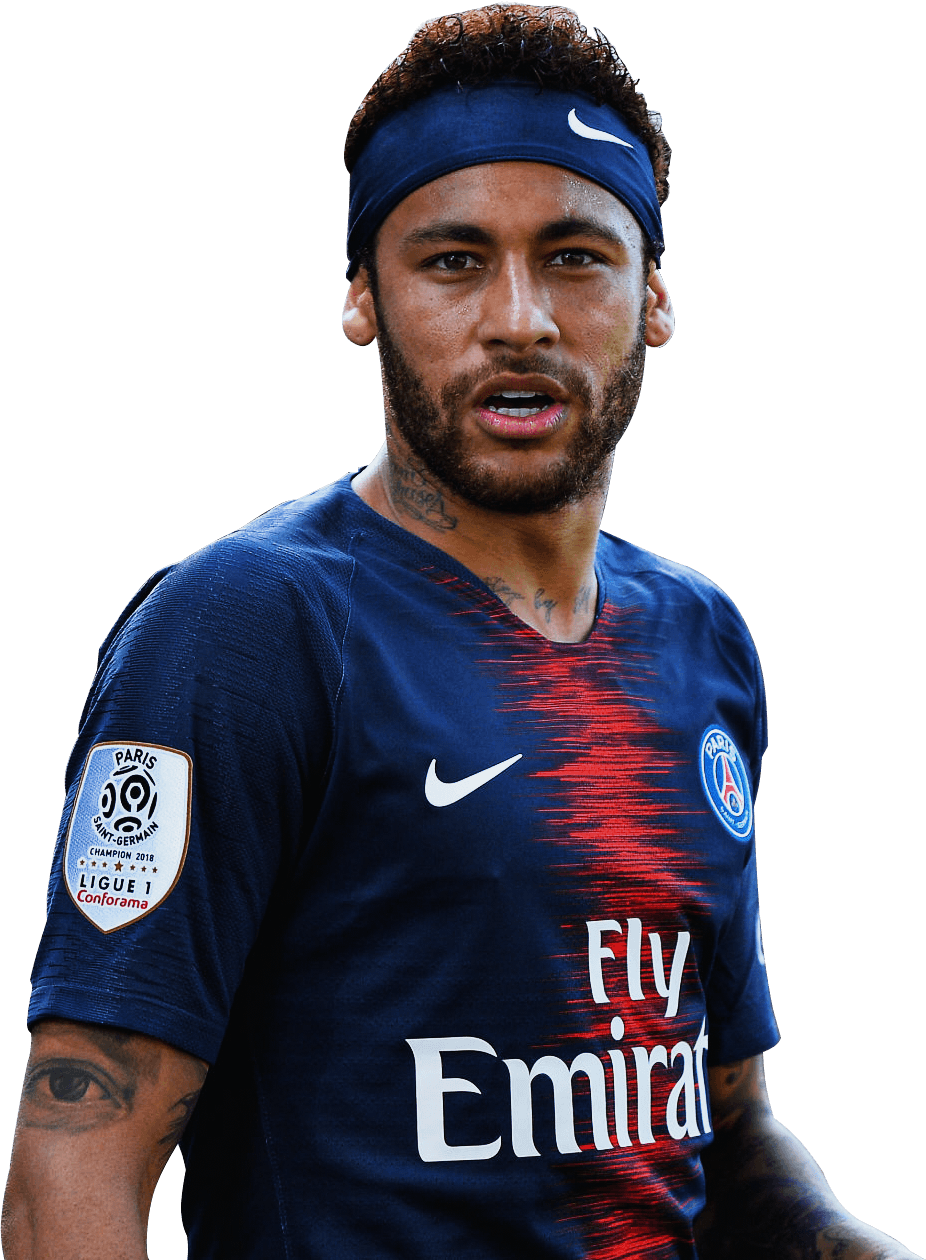 Neymar Paris Saint-Germain football render - FootyRenders