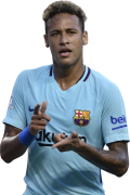 Neymar football render