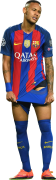 Neymar football render