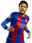 Neymar football render