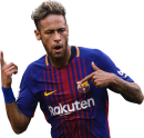 Neymar football render