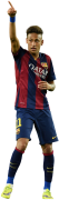 Neymar football render