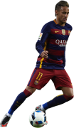 Neymar football render