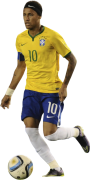 Neymar football render