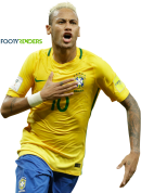 Neymar football render