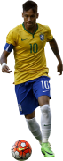 Neymar football render