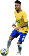 Neymar football render