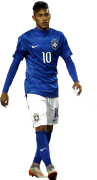 Neymar football render