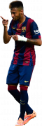 Neymar football render