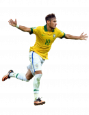 Neymar football render