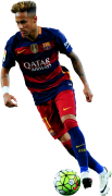 Neymar football render