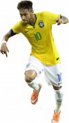 Neymar football render