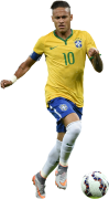 Neymar football render