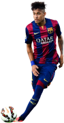 Neymar football render